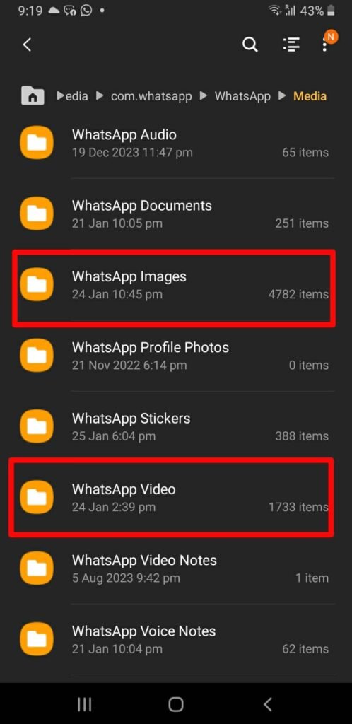 Select what you want to recover.  This way you recover your WhatsApp data without backup.